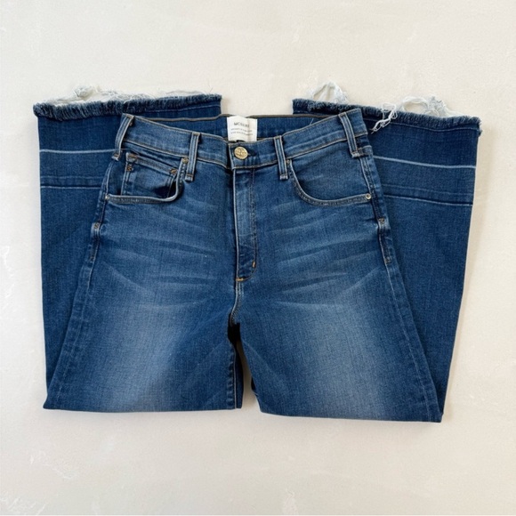 McGuire High Rise Cropped Wide Leg Jeans 25 - Picture 1 of 4